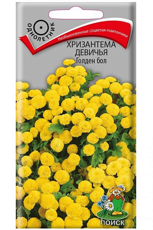 Семена Хризантема девичья Голден Бол 0,05гр ПОИСК *10/200
