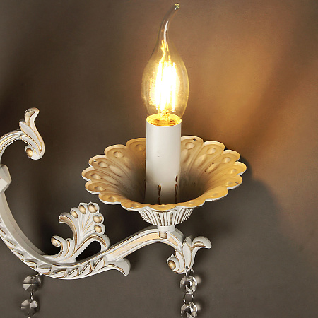 Бра N3028/1W  WG  1*40W E14  220V  (h=310, w=135, l=280)     VERNER LIGHTING *1