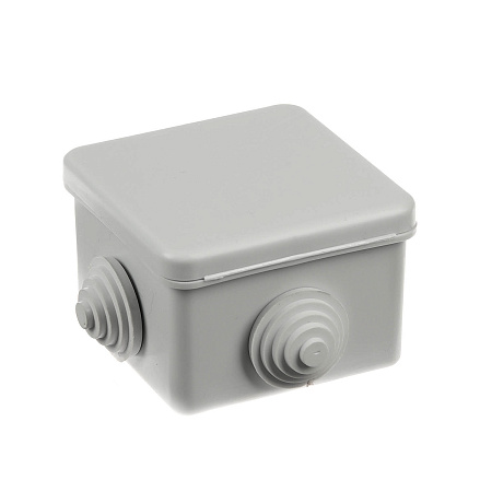 Коробка распаячная 4 вх. ОП D65х65х50мм  IP54 TDM SQ1401-0511 инд. штр-код *10/120