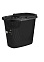 Ведро д/мытья пола пластм. со вставкой для Отжима 10л прямоуг. "Black" SC111810621 "Spin Clean"*1/9