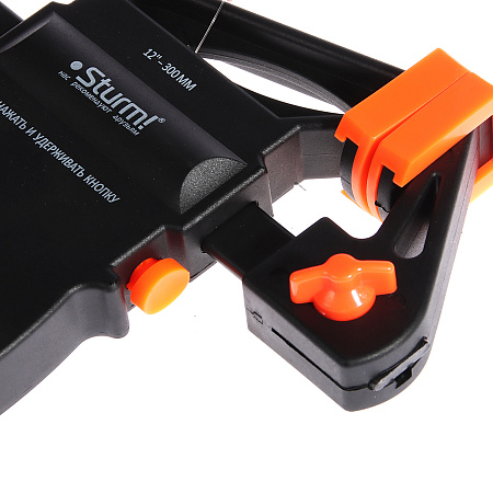 Струбцина пистолетная быстрозажимная 300*60мм STURM 1078-04-30   *1/6/36**