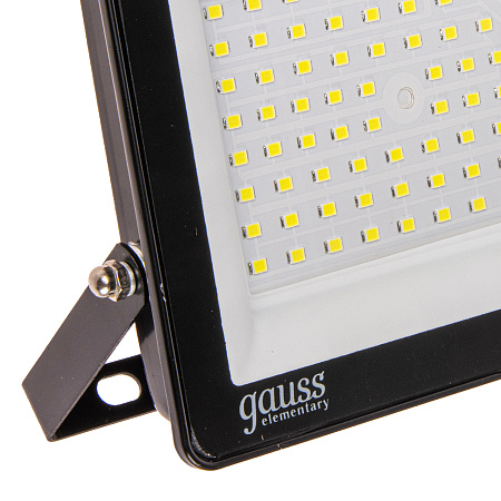 Прожектор светодиодный 50Вт 6,5К IP65 4250lm черный Gauss PROMO 613100350P *1/10