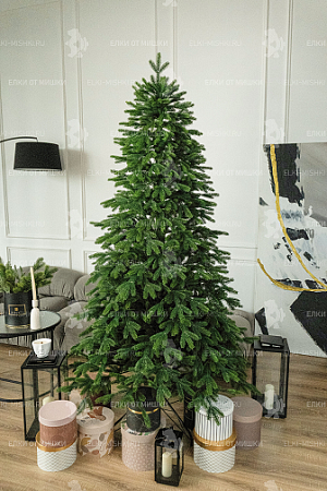 Елка  искусственная пластиковая "Кунгурская" 2,1м литая *1