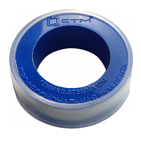 Лента ФУМ 12мм х 0,075мм х 10м CTM CIFUM010 *10/1200