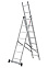 Лестница многофункциональная складная алюм. 3х 7ступ.,общ.дл.4,49м,max н.150кгNV1230 1230307"НВ"*1