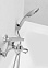 Смеситель д/ванны DEVIDA коллекция LOZZI однорычажный, короткий излив DVS0225-08 *1/8