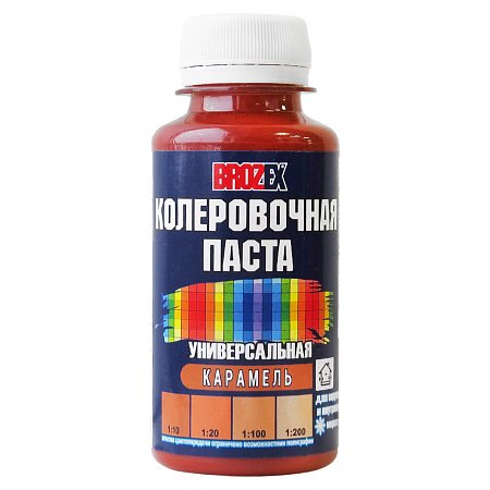 Колер паста карамель №23 0,1 л BROZEX *6/108
