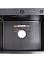 Мойка нерж. врезная 600х500х220мм графит, толщ.1мм, с сифоном, отв. под смеситель, GERHANS *1/5