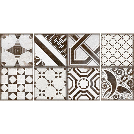 Плитка настенная Boho рельеф 249*500*8 TWU2550BOH17 Alma Ceramica *1,121 / 63,869