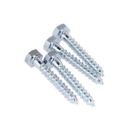 Шурупы по дереву BROZEX 10,0*70 шестигранник (4шт) *10/100