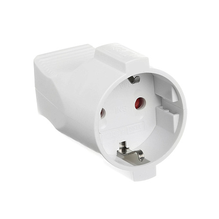 Розетка кабельная с з/к белый 16А 250В TDM SQ1806-0031  *10/20/200