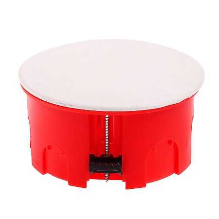 Коробка распаячная СП D80х40мм крышка, пл.лапки IP20  TDM SQ1403-1025  штр-код коробка *1/175