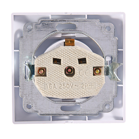 Выключатель "Intro Plano" СП 1кл. белый 10А-250В IP20 1-101-01 *10/200