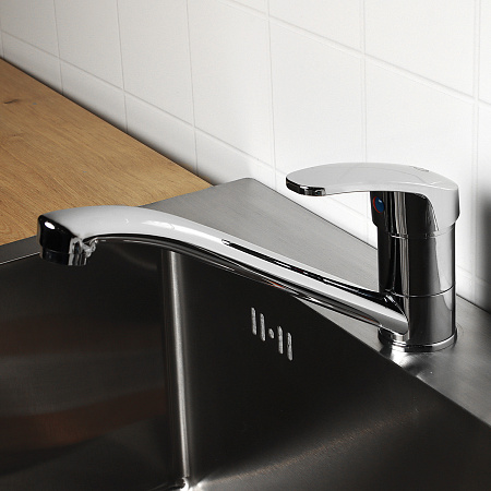 Смеситель для кухни ROEGEN RC001A длинный излив *1/10