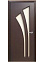 Дверь межкомнатная остеклённая "Салют" Венге 800мм BROZEX-WOOD  *1
