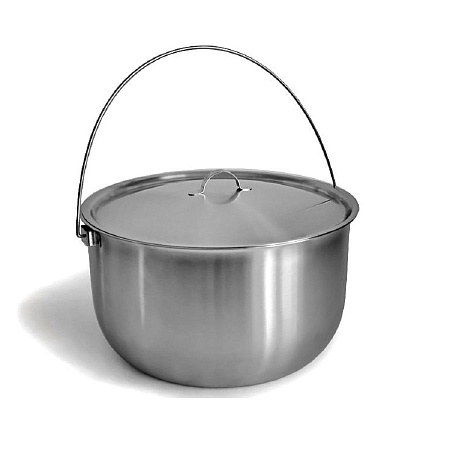 Котелок походный нерж. 7,0л d260мм, выс.150мм 1с2078  "АМЕТ" (Аша) *1/4