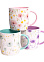 Кружка фарфор. 350мл "SPRING FLOWERS" в упак.3 дизайна DMD364 *6