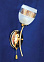 Бра K0732/1W    Тюльпан   1*60W E27  (h=280, w=140, l=140) VERNER LIGHTING *1