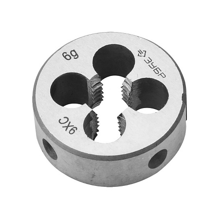 Плашка М10x1.5мм сталь 9ХС (4-28022-10-1.5) ЗУБР *1/10/60