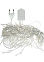 Гирлянда Занавес 1,5*1м 180LED белый теплый 8 режимов прозрачная нить 220V IP20 3584223 *1/60