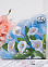 Салфетки бумажные  12 шт d32 Art Bouquet Rondo Белые Лилии 3сл круглые *15