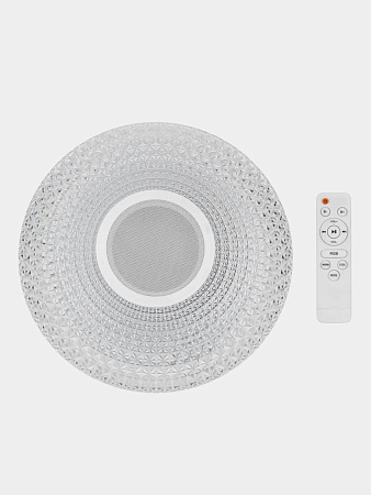 Светильник светодиодный акриловый 410мм 72Вт 2700-6500К  RGB Satori Melody I с пультом 624-001 *1/20