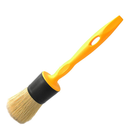 Кисть круглая "Эксперт" КР-45 натуральная щетина пластиковая ручка Акор *5/85