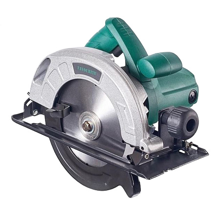 Пила циркулярная 185мм 1600Вт 5000об/мин глуб.65мм уг.расп0-45гр посад20мм FCS 185 FAVOURITE *1/4