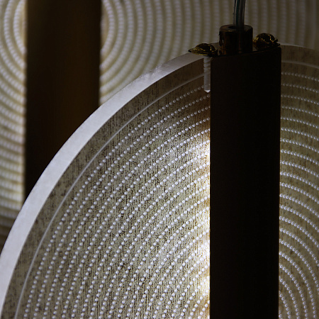 Люстра S2114/3 WT LED 3000К-6500К (h=800, d=280) б/пульта  VERNER LIGHTING *1