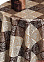 Клеёнка на нетканой основе "Dekorama" "Бежево-коричневая в квадратах" шир.1,40м 107 А *20
