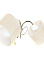 Бра N2003/2W FG+WT E27 2*40Вт (280*180*500)  VERNER LIGHTING *1 *