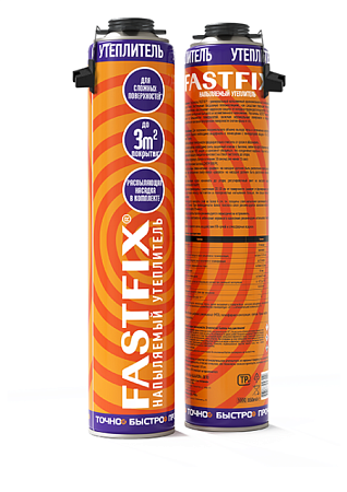 Утеплитель напыляемый ППУ PENOPLEX FASTFIX 850 мл*6/12/720