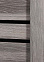 Дверь межкомнатная остекленная ЦАРГИ ПВХ Х32 Ривьера Грей/черное стекло 600мм Двери ГУД *1