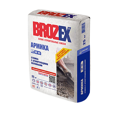 Стяжка для пола Армика NF 45 25кг BROZEX *1/56