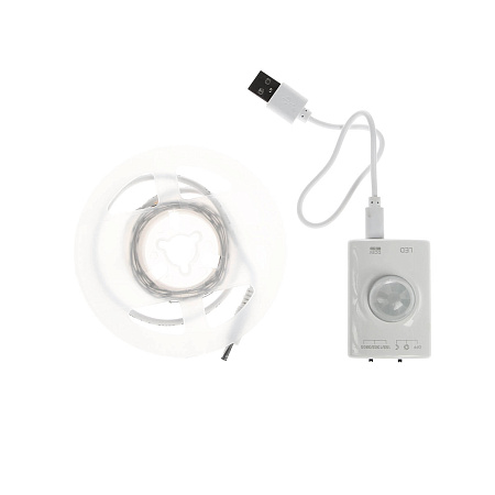 Лента светодиодная 1м 3,0К 2,4Вт/м IP20 SMD2835 аккум д/движ д/освещ SQ0331-0503 TDM *1
