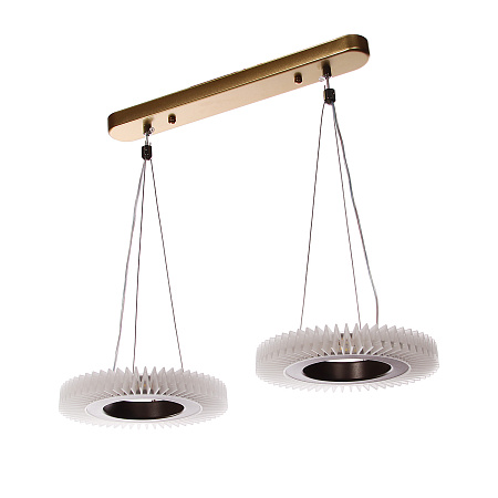 Люстра S2124/2 GD LED 3000К-6500К (l=460, d=200, h=800) б/пульта  VERNER LIGHTING *1