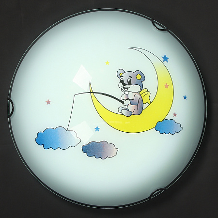 Светильник светодиодный стекло FX3059/12''   LED 12Вт   (h=90, диам 300 ) 8кв.м.   VERNER LIGHTING *1