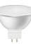 Лампа светодиодная 7W GU5,3 рефлектор 3К теплый MR16 Smartbuy *10/100