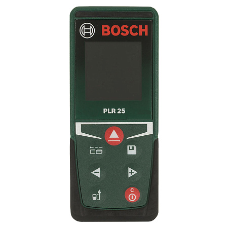 Дальномер лазерный диапазон 0,05-25м точность ± 2мм батарея ААА 2шт PLR 25 BOSCH *1**
