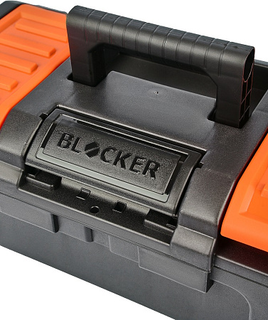 Ящик д/инструмента пластм. "Blocker Boombox 16" черный/оранжевый BR3940ЧРОР *1/6