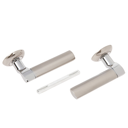 Ручка раздельная НИКЕЛЬ матовый/ХРОМ H-14092-A-NIS/CR Code Deco *1/18