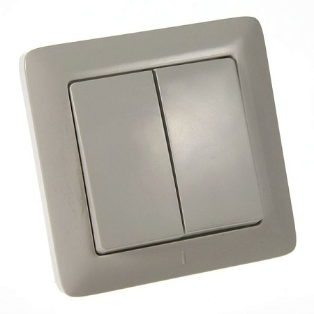 Выключатель "Хит" СП 2кл. белый ВС56-234-б  *10/96