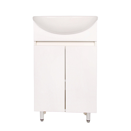 Тумба /BROZEX WOOD/ "Симпл 50" ясень белоснежный, с доводчиками *1