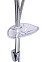 Стойка для душа Accoona G8001 (лейка, шланг, хром) *1/10