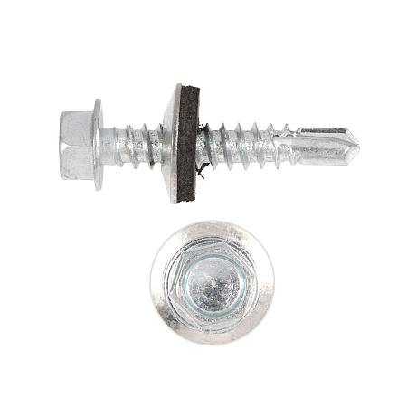 Саморезы кровельные BROZEX 5,5*25 цинк (10кг) промтара *10