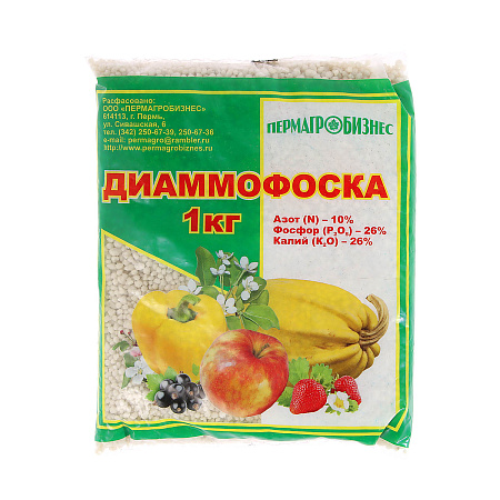 Удобрение Диаммофоска 1кг (Пермагробизнес)  *20/980