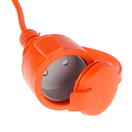 Удлинитель 1 розетка 20м б/з ПВС 2х0,75мм2 6А мощ.нагр 1300Вт Универсал УШ-6  *1/10/20