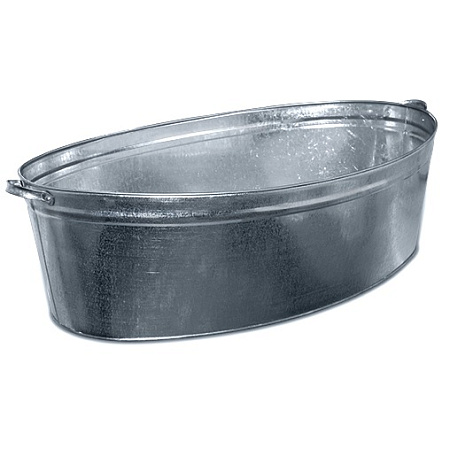 Ванна металл. оцинкованная 120л 990x570х290мм(выс.) *1/3