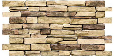 Панель стеновая ПВХ "ГРЕЙС" Сланец натуральный (980*498 мм) *10