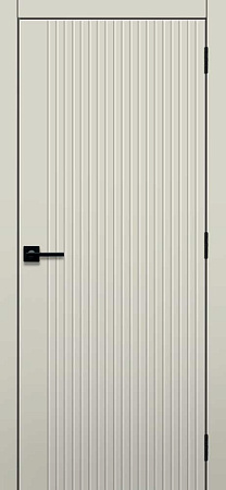 Дверь межкомнатная глухая ART LINE 105 ПВХ Антискрэтч крем 800 мм BROZEX-WOOD *1